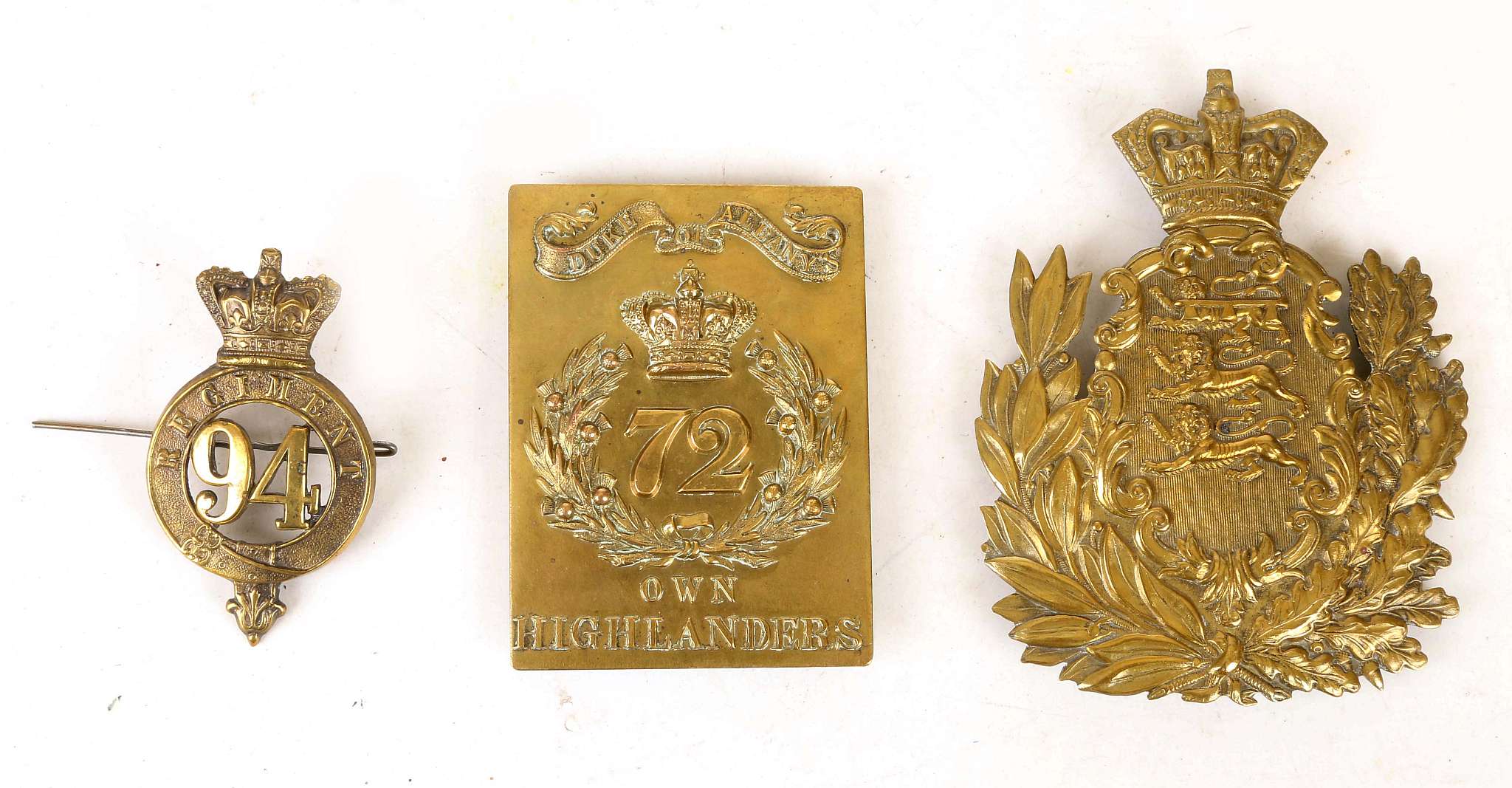 Duke of Wellington Regiment Victorian helmet plate