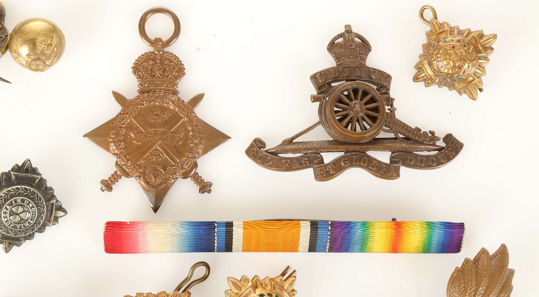 WWI Officer's 1914 medal trio awarded to Hon. Capt - Image 2 of 2