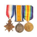 WWI medal trio awarded to Liverpool Regiment Colou