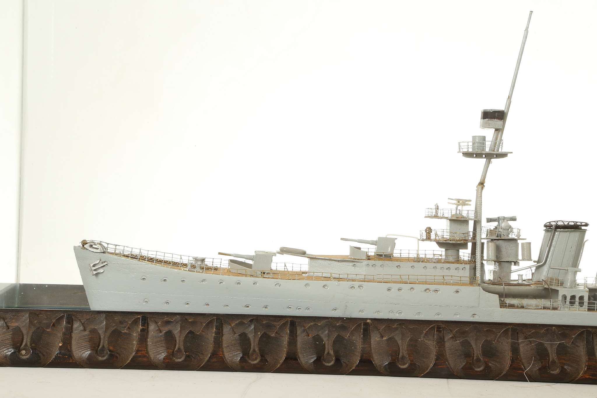 Royal Navy Interest; Scatch built waterline wooden - Image 3 of 9
