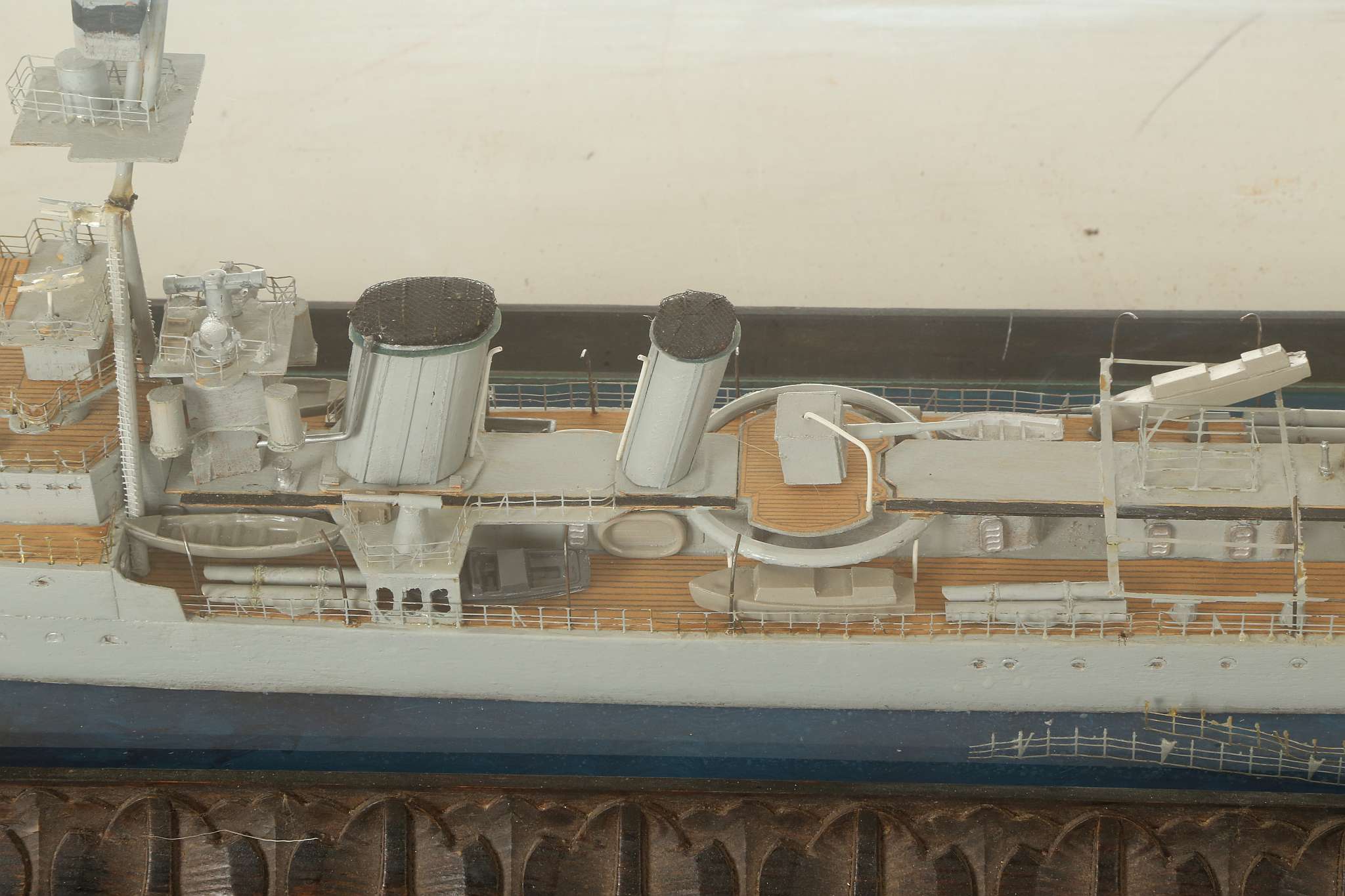 Royal Navy Interest; Scatch built waterline wooden - Image 5 of 9