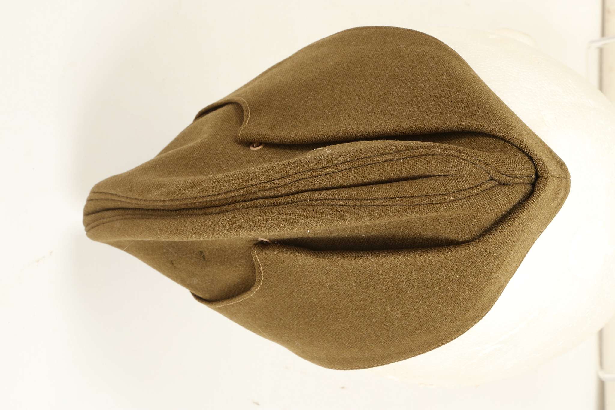 British Army WWII side caps; Officer's private pur - Image 4 of 8