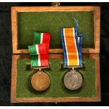 Merchant Navy WWI pair of medals awarded to Alfred