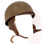 WWII British Army dispatch rider;s helmet, 1944 st