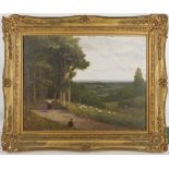 A. Young, late 19th century English, 'A Landscape