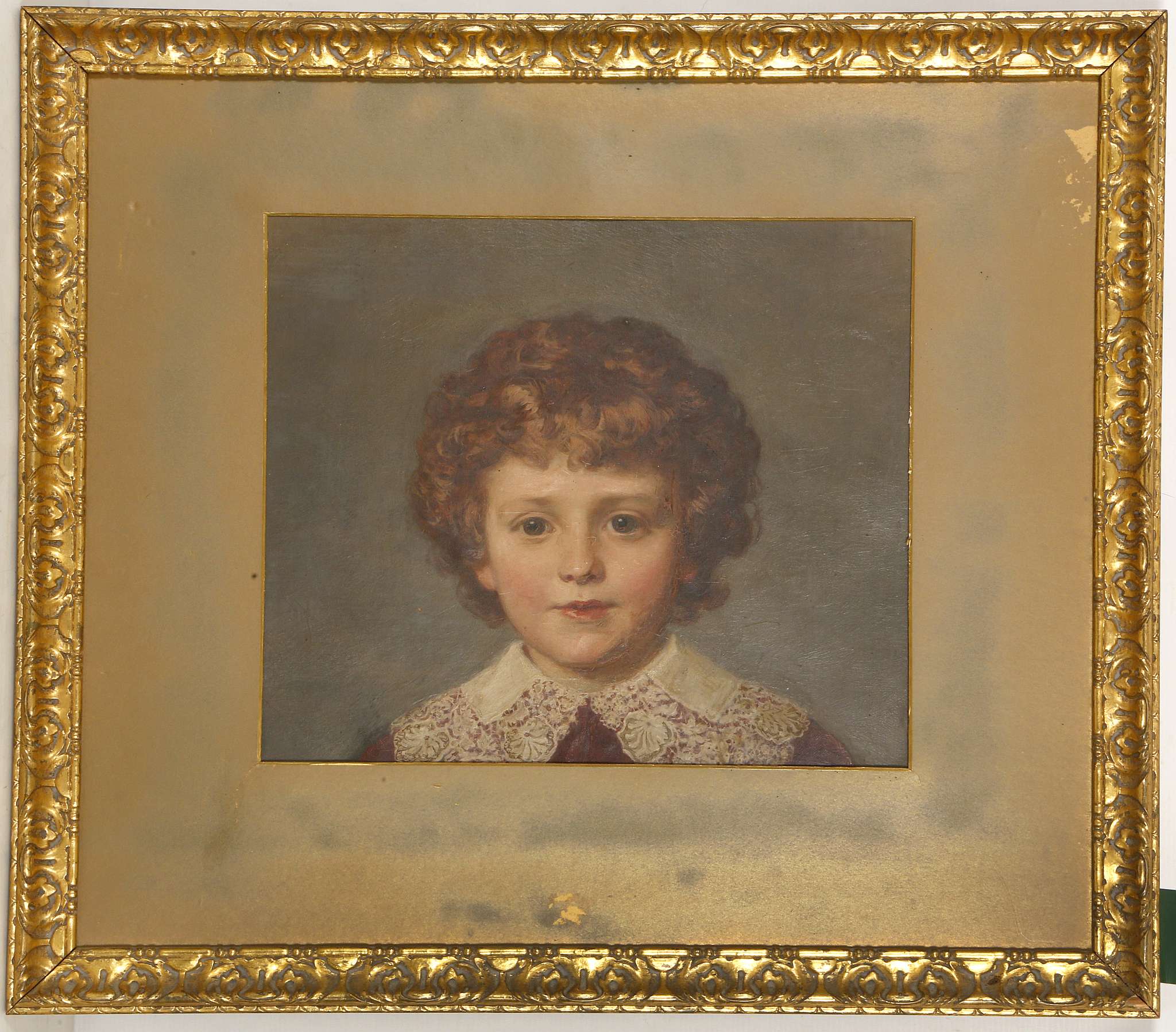 Circa late 19th century. Portrait of a young boy w