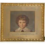 Circa late 19th century. Portrait of a young boy w