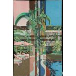 James Arnold Martin, 'The Hotel California, Tangiers', acrylic on board.