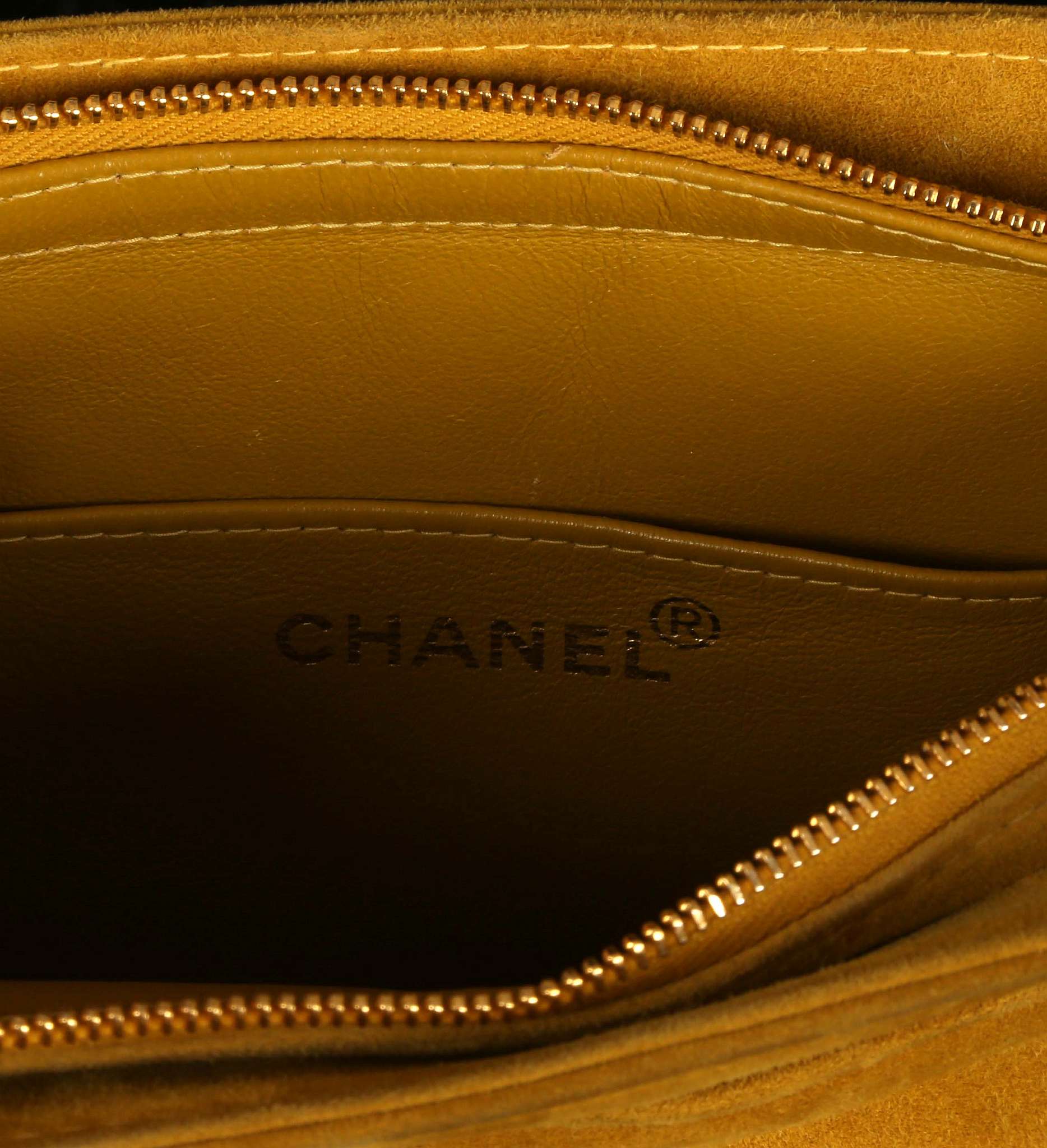 CHANEL EVENING BAG, date code for 1998, mustard ye - Image 7 of 8
