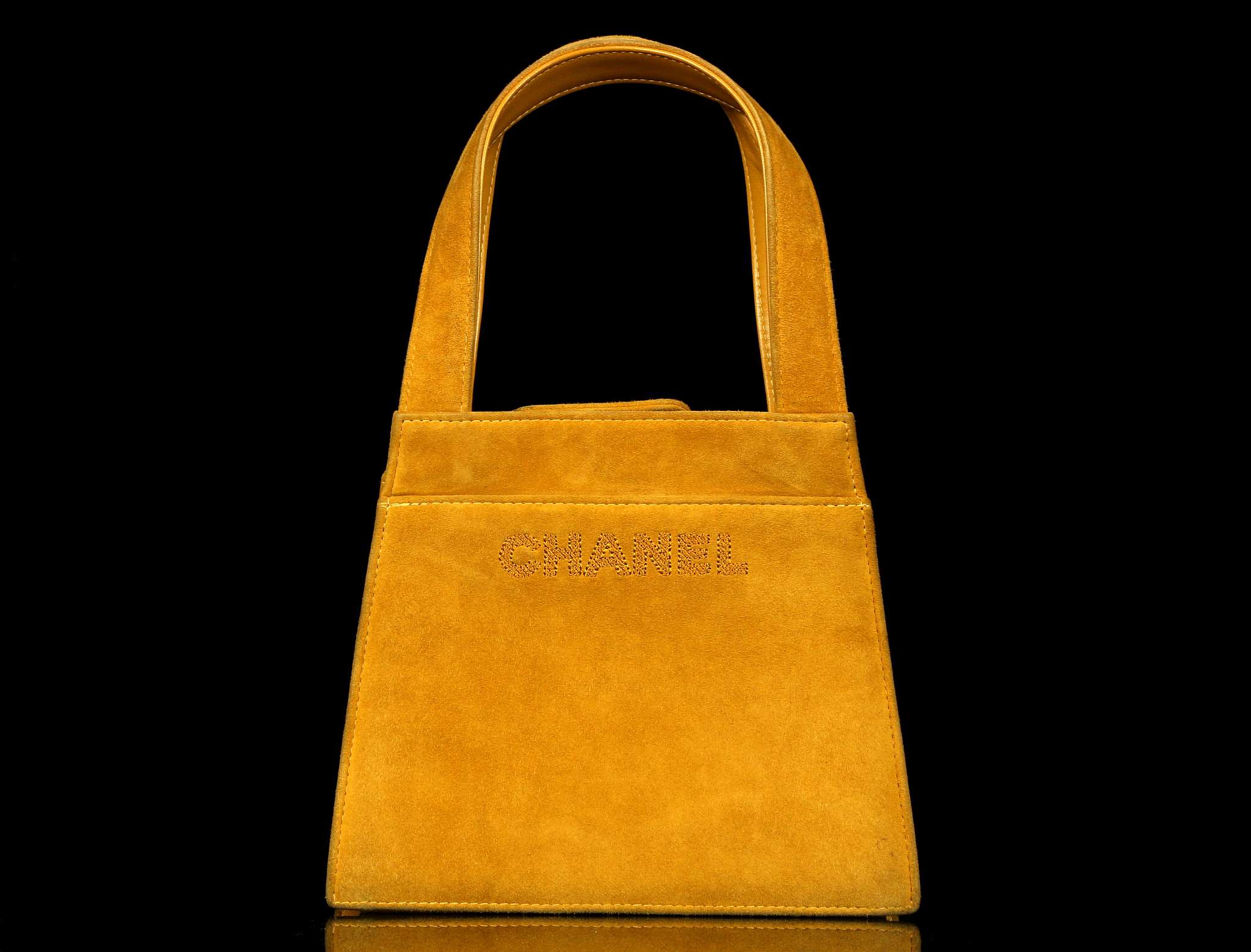 CHANEL EVENING BAG, date code for 1998, mustard ye - Image 2 of 8