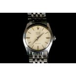 A gents c.1960's stainless steel cased 'Rolex - Oyster Speedking Precision' wristwatch, with