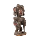 A CHOKWE ROYAL ANCESTOR FIGURE, DEMOCRATIC REPUBLIC OF CONGO Possibly a generic portrait of the