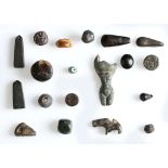 A GROUP OF ANCIENT NEAR EASTERN STONE BEADS AND SEALS Circa late 4th Millennium B.C. to 7th