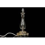 SEGUSO MURANO, ITALY, A 1950's TABLE LAMP, hand bl