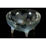 RENÉ LALIQUE - an Art Deco opalescent and clear gl