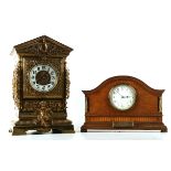 A bronze ...... clock with striking movement, the