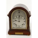 An early 20th century dome top mantle clock by Gol