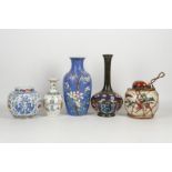 A collection of Chinese and Japanese vases, compri