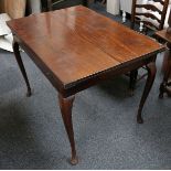 A 19th century, mahogany dining table, the rectang