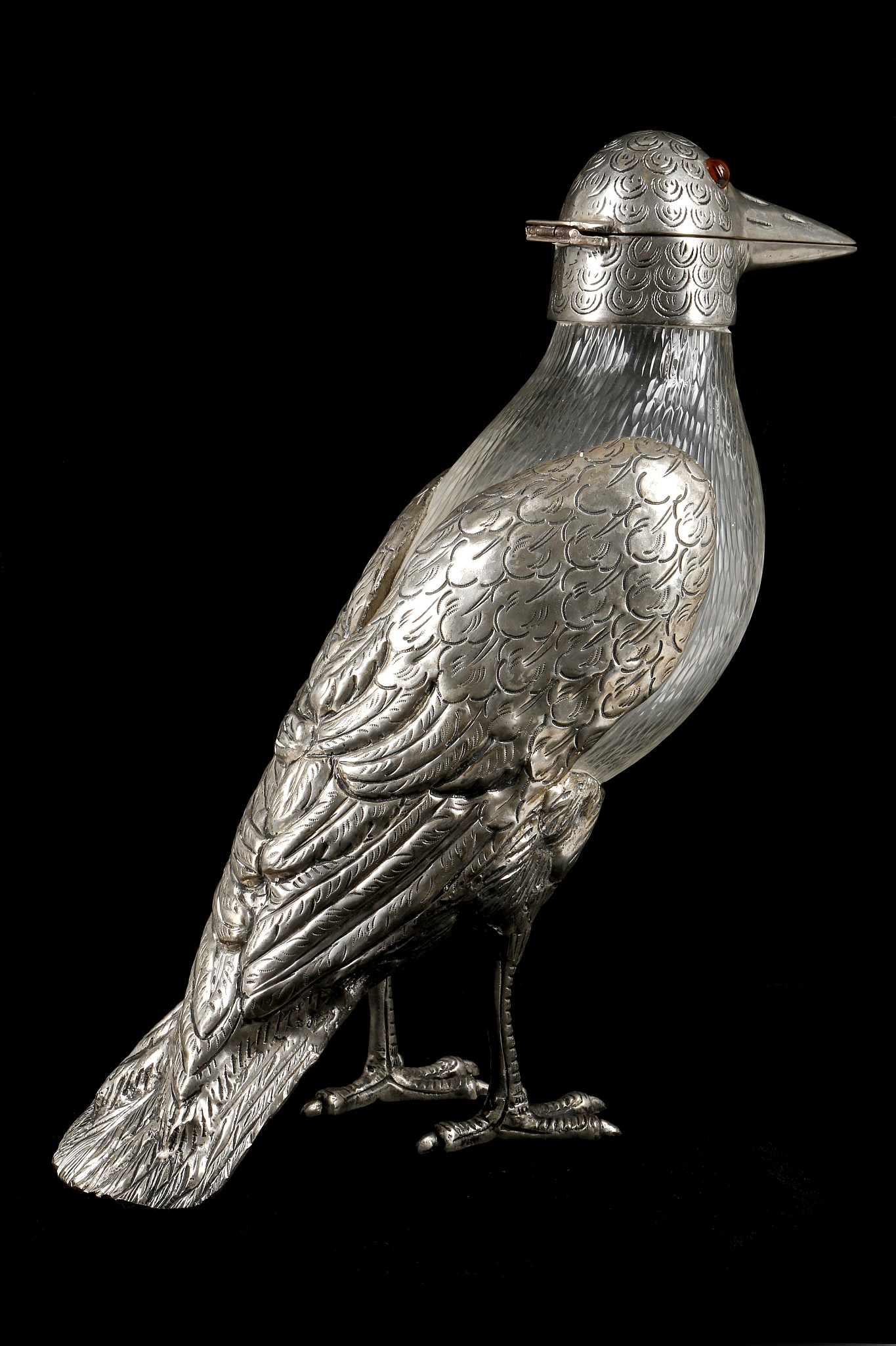 A claret jug, in the form of a Persian style bird, - Image 2 of 6