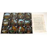 Late 19th century, Magic Lantern colour slides for Dick Whittington, The Children in the Wood,