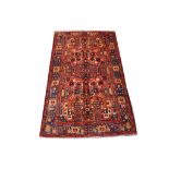 Persian Nahavand carpet, Central Iran, 2.55m x 1.55m. Condition rating A.