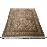 Indian Persian design carpet, 2.46m x 2.05m. Condition rating A/B.