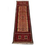 Turkoman runner, North East Iran, 2.78m x 0.85m. Condition rating A.