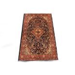 Persian Sarouk rug, Central Iran, 2.12m x 1.30m. Condition rating A.