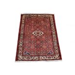 Persian Hosseinabad rug, West Iran, 2.02m x 1.42m. Condition rating A.