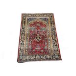 Persian Qum carpet, South West Iran, 1.50m x 1.03m. Condition rating A.