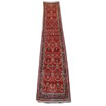 Persian Sarouk runner, Central Iran, 4.30 x 0.72m. Condition rating A.