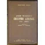 CRICKET - John Wisden's Cricketers' Almanack for 1896. London: John Wisden and Co., [1896]. 8vo.