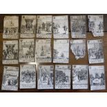 QUEEN ANNE PLAYING CARDS - A set of 50 wood-engraved pictorial playing cards and a "frontispiece"