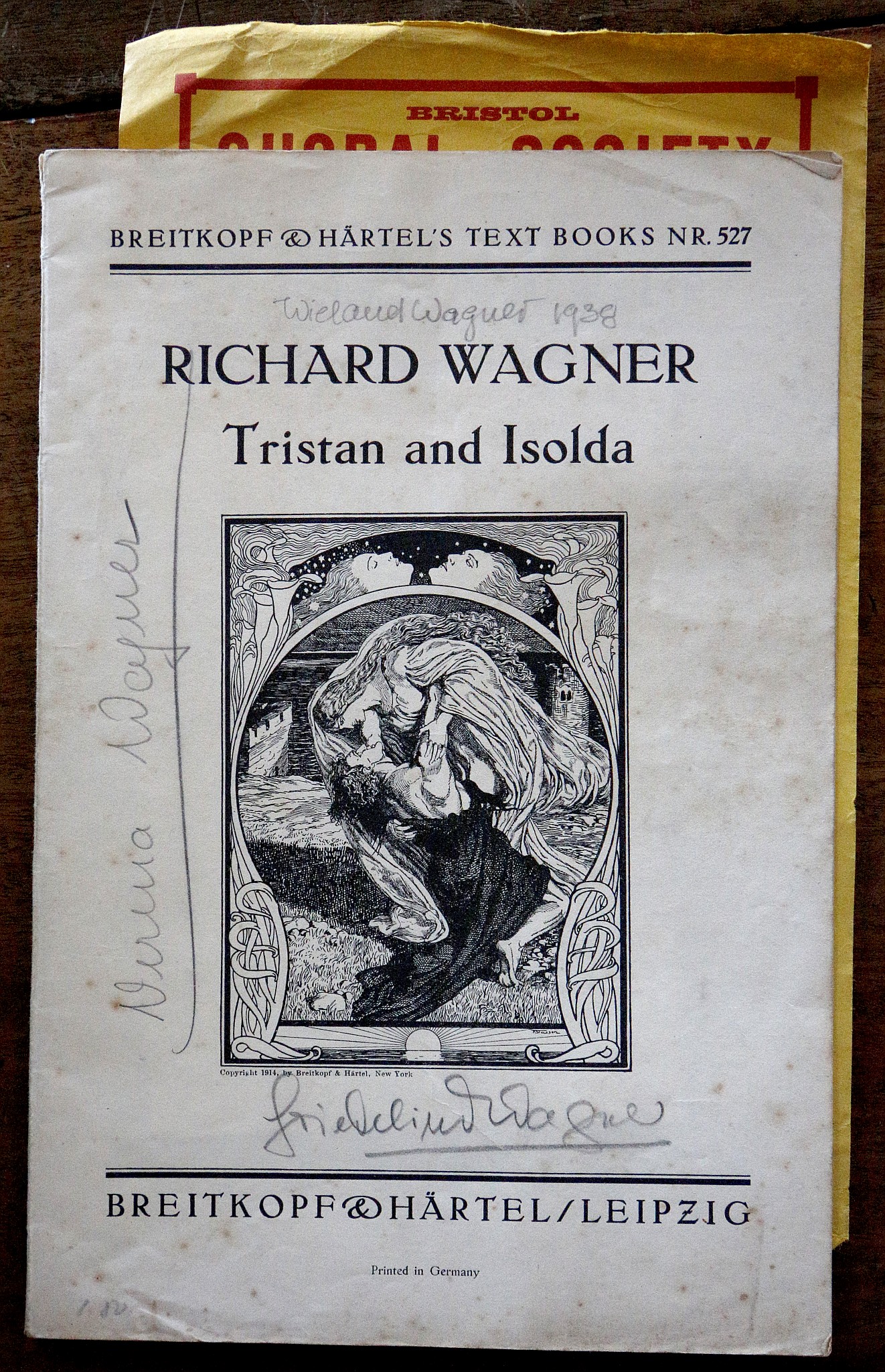 WAGNER, Siegfried (1869-1930). A collection of letters and correspondence from Wagner to Frederick