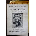 WAGNER, Siegfried (1869-1930). A collection of letters and correspondence from Wagner to Frederick