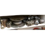 A quantity of Islamic, Asian and miscellaneous metalware, various.