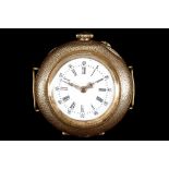 An antique 14ct gold cased transitional wrist watc