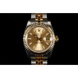 A ladies c2006 stainless steel and 18ct gold Rolex