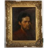 De Marco, 17th century Italian School. 'Portrait of a Man'. Oil on canvas. Signed upper right and