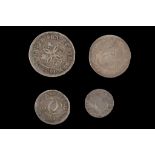 Charles II 1675, maundy set of four coins, laureate and draped bust right / interlocking 'C', VF++.