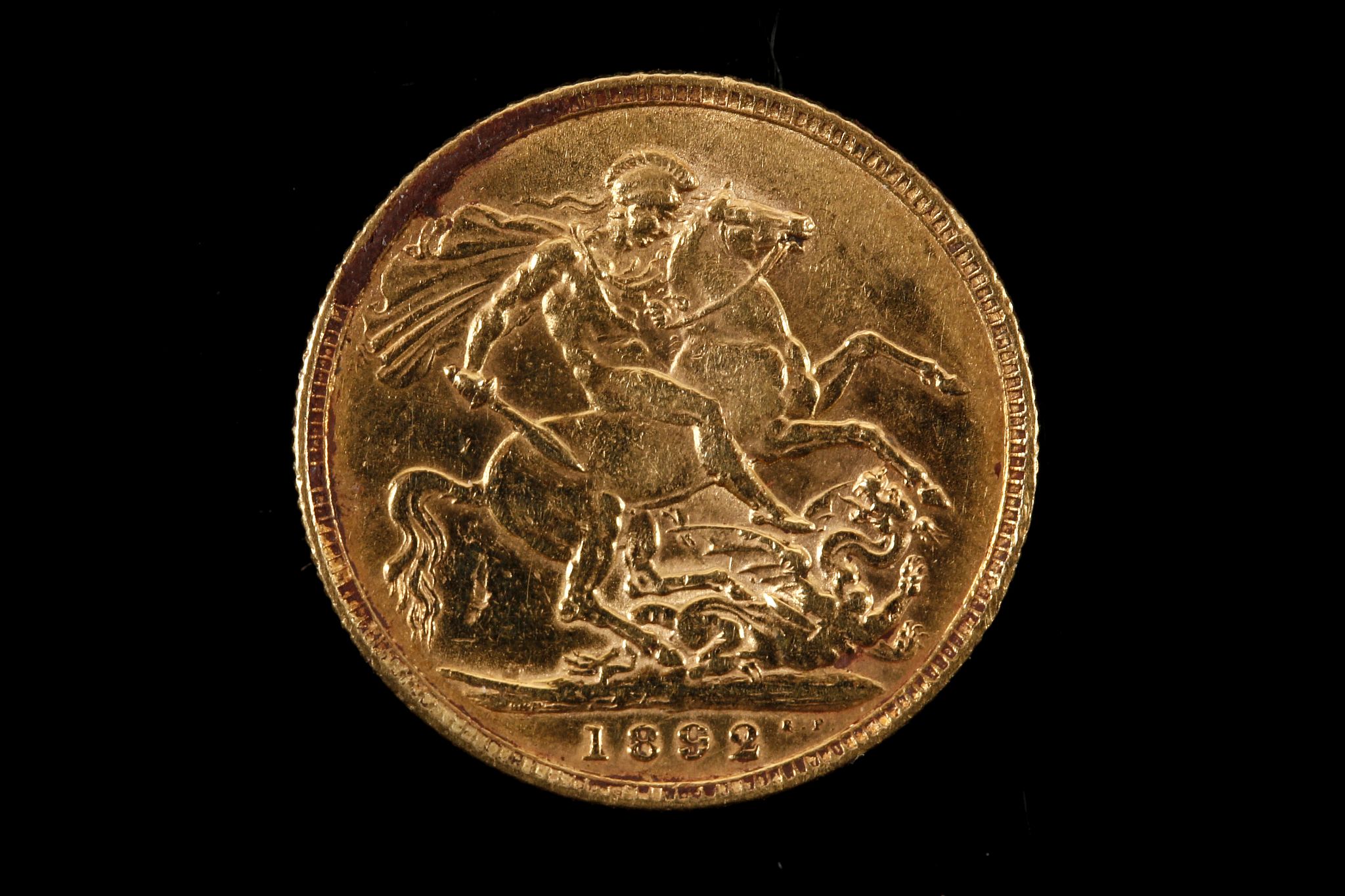 Victoria 1892 sovereign, EF.