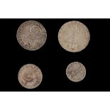 George III 1800, maundy set of four coins, draped bust right / crowned values, EF.