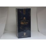 Whisky - Johnnie Walker Blue 1 litre boxed unopened with cellophane intact (1)