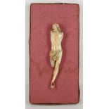 A late 17th / early 18th century, continental ivory corpus fragment (i.e. missing arms and 1 leg),