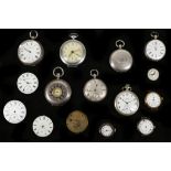 A selection of various watches / pocket watches to include; 'Landon Davies & Co', a silver cased