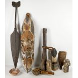 A group of miscellaneous tribal and folk art artefacts (10).