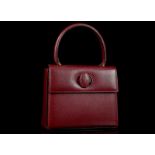 MUST DE CARTIER MINI HANDBAG, Bordeaux leather wit