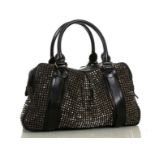 BURBERRY PRORSUM COLLECTION KNIGHT BAG, black stud