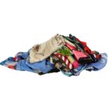 VINTAGE SILK SCARVES, a large quantity to include